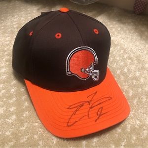 Vintage Cleveland Browns NWT Signature Snapback Deadstock Hat - Rare Tim Couch
